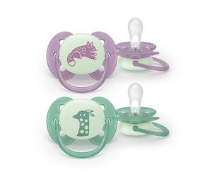PHILIPS SpA PHILIPS AVENT 2 SUCCHIETTI ULTRA SOFT NIGHT 6-18M CERBIATTO/VOLPE