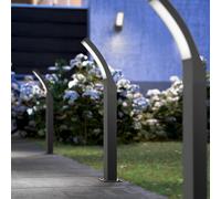 Philips LED Paletto con LED integrato Splay, per Esterni, IP44, Luce Bianca Fredda, Antracite