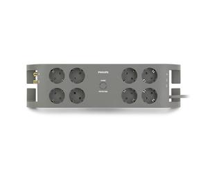 PHILIPS SPN5085B/10 Barra Multiprese Grigia Con Protezione Sovratensione - 2 m