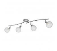 PHILIPS SPOT LIGHT NET 4 LUCE A MURO CROMATO IN METALLO 4xG9 - 4X28w
