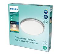 Philips Lighting Lampada da Soffitto LED Spray, Equivalente a 12W, 27K, Non Dimmerabile, Argento