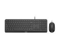 Philips SPT6207BL Set tastiera e mouse con cavo - USB 2.0, design ergonomico e