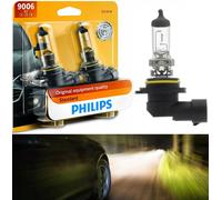 Philips Cristallo Visione Platino 9006 51W Due Lampadine Nebbia Luce Upgrade