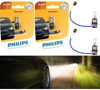 Philips Standard H3 100W HW Due Lampadine DRL Luce Diurna Angolare Alta Potenza