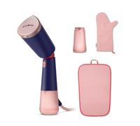 Philips Stiratore a Vapore Portatile Serie 5000 - Testa Pieghevole, 1400W, Pronto in 35s, Erogazione 24g/min, Sicuro su Tutti i Tessuti, Serbatoio Extra e StyleMat Inclusi (STH5030/20)