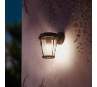 Philips Sunera Lampada a Parete per Esterni, Max 25W, E27, Nera