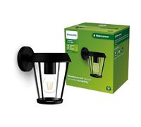 Philips Sunera Lampada a Parete per Esterni, Max 25W, E27, Nera