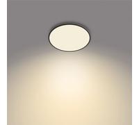 Philips Lighting Lampada da Soffitto LED Superslim, Equivalente a 22W, 27K, IP20, Non Dimmerabile, Nero