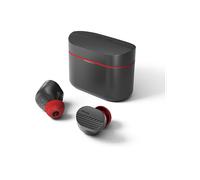 PHILIPS TAA5508BK/00 AURICOLARI WIRELESS, Nero, Rosso