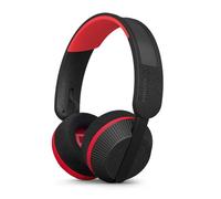 Philips TAA6219BK Serie 6000 Over Ear Cuffie Bluetooth sportive autoalimentate ad energia solare, riserva di batteria di 80 ore ideale per allenamenti, corsa e altri sport - Nero e Rosso