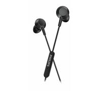 PHILIPS TAE5008BK/00 Cuffie In-Ear con Microfono, Cuffie Leggere con Cavo, Connettore USB-C, Cavo da 1,2 m, Telecomando in Linea a 3 Pulsanti, Suono chiaro & Comoda Vestibilità, Nero