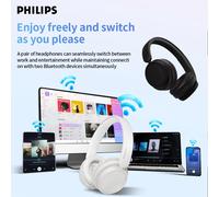 Philips 5000 series TAH5209BK/00 cuffia e auricolare Wireless A Padiglione Musica e Chiamate Bluetooth Nero