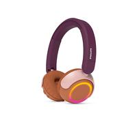 PHILIPS TAK4200MP/00 cuffie wireless per bambini, Viola magenta