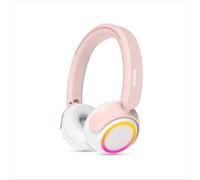 Philips TAK4200PK Serie 4200 Cuffie pieghevoli per bambini on-ear wireless a volume limitato, Condivisione audio, Cavo 3,5mm e USB-C incluso - Rosa