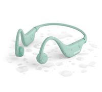 Philips TAK4607GR/00 Cuffie Wireless Open-Ear per Bambini, Protezione dall'Acqua IPX5 e Fino a 5 Ore di Riproduzione, Controllo Genitori, Fascia Regolabile, Chiamate Cristalline, Verde