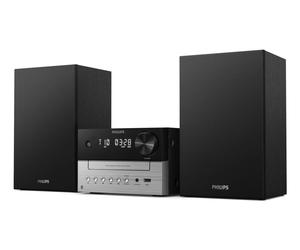 Philips TAM3205M2 set audio da casa Microsistema audio per la casa 20 W Nero, Argento NEW