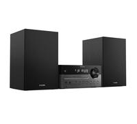 Philips TAM4505M2 Sistema Micro Hi-Fi - 80W, Altoparlanti Bass Reflex, DAB+/FM, CD, USB, Audio-in, Bluetooth 5.4, Auracast, Telecomando, Digital Sound Preset, Imballaggio ecologico