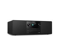 Philips TAM6500/10 Sistema musicale micro 100 Watt, Bluetooth 6.0, Auracast, Radio DAB+/FM, CD/USB/Ingresso audio, Altoparlanti Bass-Reflex, Display a colori, Telecomando, Plastica riciclata - Nero