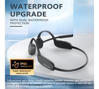 Philips TAN5609 Cuffia Bluetooth senza fili a conduzione ossea Chiamata con riduzione del rumore Auricolare impermeabile IP66 Auricolare sportivo all'aperto