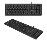 Philips Tastiera Silenziosa soft Wired K224 con filo PC Desktop Windows Mac os