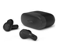 Philips TAT2000BK Cuffie Bluetooth True Wireless In-Ear - Bassi dinamici, 4 mic, Alloggiamento ricarica tascabile - 32 ore di riproduzione Ideale per spostamenti ed esercizi - Nero