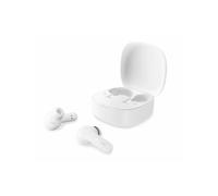 Philips TAT2100WT Auricolari True Wireless Bluetooth 6.0, 36 ore di riproduzione, 4 mic per chiamate chiare, Resistenza agli schizzi IPX4, Alloggiamento tascabile per la ricarica, Bianco