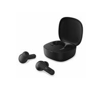 Philips TAT2100BK Auricolari True Wireless Bluetooth 6.0, 36 ore di riproduzione, 4 mic per chiamate chiare, Resistenza agli schizzi IPX4, Alloggiamento tascabile per la ricarica, Nero