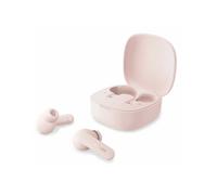 Philips TAT2100PK Auricolari True Wireless Bluetooth 6.0, 36 ore di riproduzione, 4 mic per chiamate chiare, Resistenza agli schizzi IPX4, Alloggiamento tascabile per la ricarica, Rosa