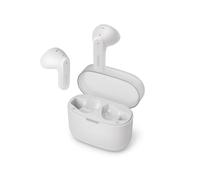 Philips TAT2139WT/00 Cuffie auricolari Bluetooth True Wireless - Auricolari piccoli, Audio naturale con bassi dinamici, Chiamate chiare y Alloggiamento per ricarica tascabile - Bianco, In Ear