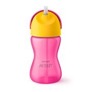 Philips Tazza con Cannuccia 300 ml Rosa/Giallo