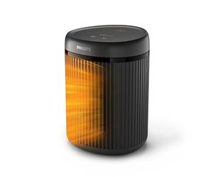 Philips Termoventilatore silenzioso 2000 1500W, 24 dB*, portatile | Risparmio energetico 25%, 5 modalità, 5 funzioni di sicurezza, funzionamento silenzioso, Grigio scuro (CX2120/01)