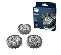 Philips Teste da barba compatibili con Philips Shaver Series S8000, S9000 e 9000 Prestige, prestazioni potenti, autoaffilanti, 3 pezzi, modello SH91/50