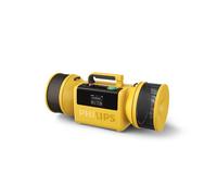 PHILIPS The Tube TAMS80Y - Altoparlante wireless 280W max, Bluetooth 6.0, impermeabile IP67, batteria 24h, suono stereo, Auracast, USB-C, luci LED, giallo