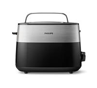Philips Daily Collection HD2516/90 Tostapane - 2 fette, fessura ampia, metallo