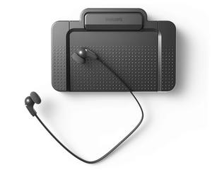 Philips Transcription Set, ACC2310 USB 3 Pedale di design, cuffia, LFH0334, connettore LFH9034, Plug e Play, Senza software, antracite