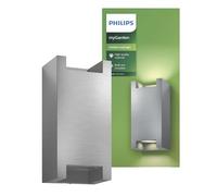 PHILIPS Trowel Applique LED da esterno, Alluminio | Resistente a intemperie, Luce verticale, Lampadina GU10 venduta separatamente, Garanzia 2 anni, Design moderno