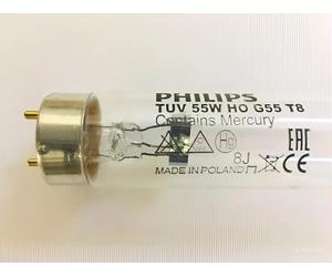 PHILIPS TUV 55W HO G55 T8 LAMPADA GERMICIDA UV-C 90cm = OSRAM HNS G55T8
