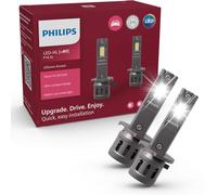 KIT LAMPADINE PHILIPS ULTINON ACCESS LED H1 LUCE BIANCA FREDDA 6000 K