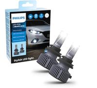Philips Ultinon Pro3022 LED lampadina fari auto (H8/H11/H16), +100%, luce bianca fredda da 6.000K, confezione doppia