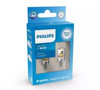 2x W5W LED Ultinon Pro6000 Bianco Freddo - Philips - 11961CU60X2 - T10
