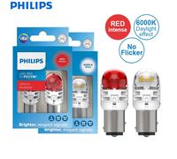 Philips Ultinon Pro6000 LED P21/5W 1157 S25 Due contatti Rosso Bianco Indicatori di direzione per auto Lampade di arresto No Flash Sfarfallio Senza errori, 2x
