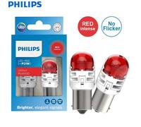 Philips Ultinon Pro6000 LED P21W 1156 BA15s Red Car Upgrade LED lampadine di arresto della luce del freno posteriore nessun Flash senza errori 11498 ru60x2