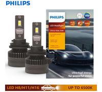 Philips Ultinon Rally H8/H11/H16 Faro LED per auto 180W 15000LM Ad alta potenza 6500K Bianco freddo Luci ad alto lume LUM11362U3590X2
