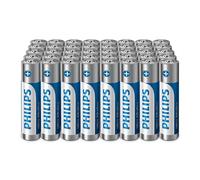 Philips Ultra AAA Alkaline Batterie, Affidabili per telecomandi, giocattoli e piccoli gadget, Confezione da 40