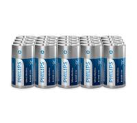 Philips Ultra D Alkaline Batterie, LR20, Alta capacità per torce elettriche e dispositivi grandi, Confezione da 20