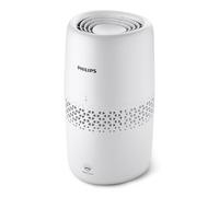 Philips Umidificatore Ambiente 2000, 190 ml/h, 31 m², 32 dB* | Serbatoio acqua da 2L, 99,97% meno batteri, ultra silenzioso 32 dB, igienico, Bianco (HU2510/10)