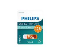 Philips USB Key Vivid USB 3.0 128GB Orange FM12FD00b/10 NEW