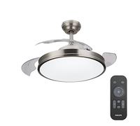 PHILIPS VENTILATORE da soffitto mod. ATLAS LAMPADA LED DC NICKEL BLISS 40855500