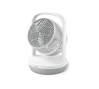 Philips Ventilatore da tavolo Serie 2000. Potente e ultra-silenzioso. 23 dB. Circolatore d'aria. Inclinazione regolabile di 180°.Timer 12 ore. Per camera da letto, casa e ufficio. CX2050, bianco.