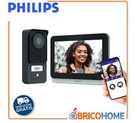 Philips Videocitofono Wi-Fi Monitor Touch Screen 7'' WelcomeEye Connect3 Philips